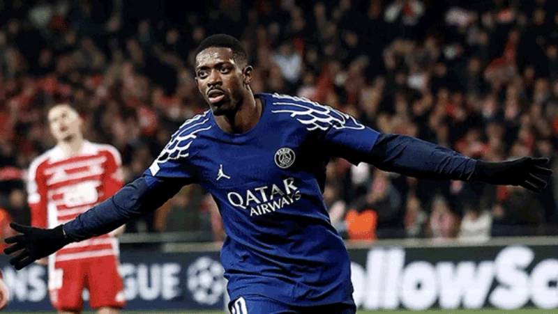 Ousmane Dembélé (PSG) – 21 bàn